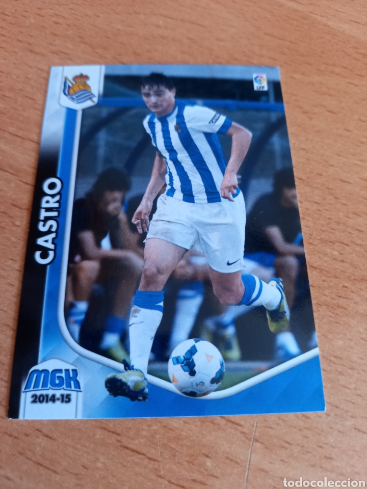 Fu&szlig;ball-Sticker: Panini megacracks 2014 2015 14 15 303 Castro Real Sociedad