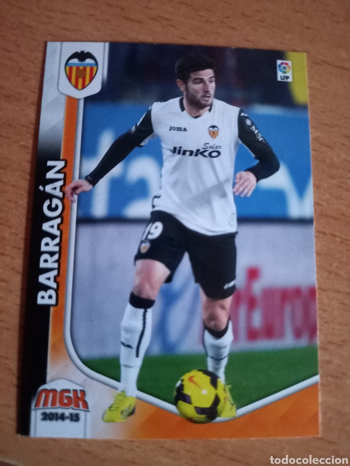 Fu&szlig;ball-Sticker: Panini megacracks 2014 2015 14 15 328 Barrag&aacute;n Valencia