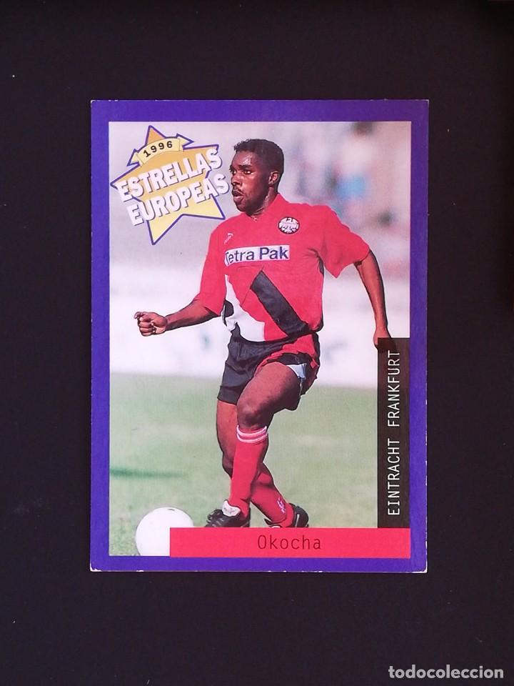 Cromos de Futebol: #078 78 AUGUSTINE OKOCHA EINTRACH FRANKFURT 1996 ESTRELLAS EUROPEAS 96
