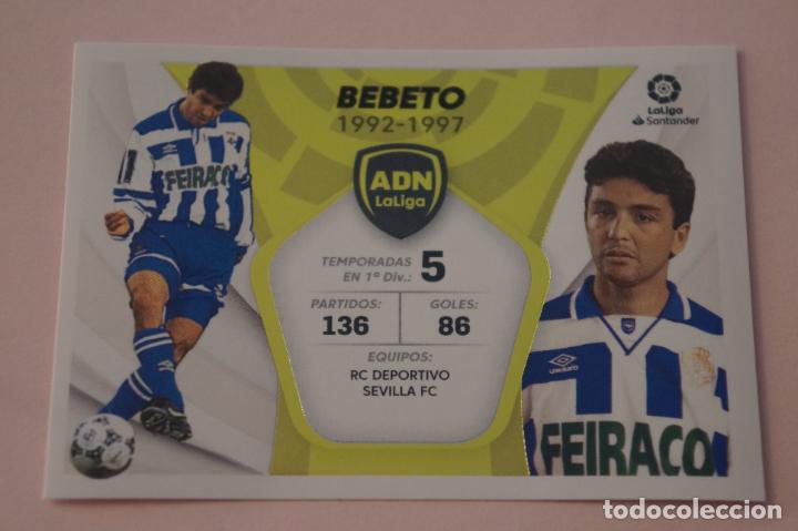 Cromos de f&uacute;tbol: CROMO DE F&Uacute;TBOL BEBETO DEL R.C.D.CORU&Ntilde;A ADN SIN PEGAR N&ordm; 2 LIGA ESTE 2021-2022/21-22 PANINI