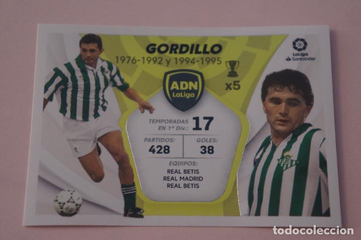 Cromos de f&uacute;tbol: CROMO DE F&Uacute;TBOL GORDILLO DEL REAL BETIS ADN SIN PEGAR N&ordm; 12 LIGA ESTE 2021-2022/21-22 PANINI