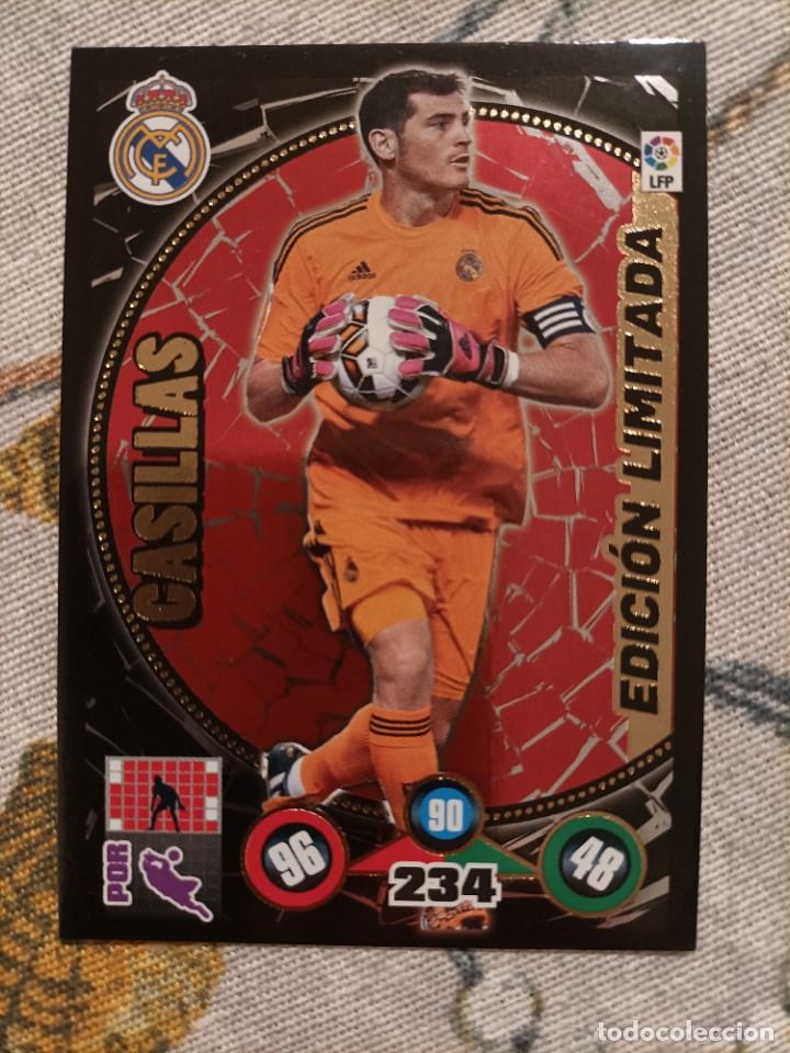 Cromos de F&uacute;tbol: Casillas Card cromo ficha Adrenalyn Edici&oacute;n limitada 2014 2015 14 15