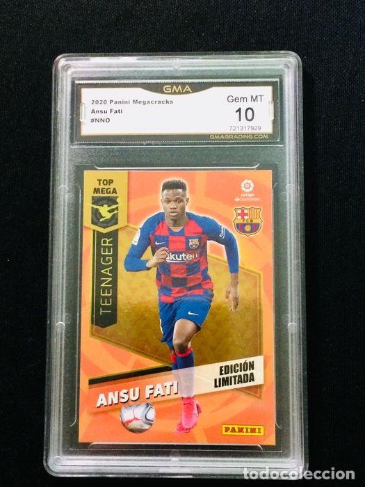 Football Stickers: 2020/21 Panini Ansu Fati GMA 10 GEM MINT Edicion Limitada