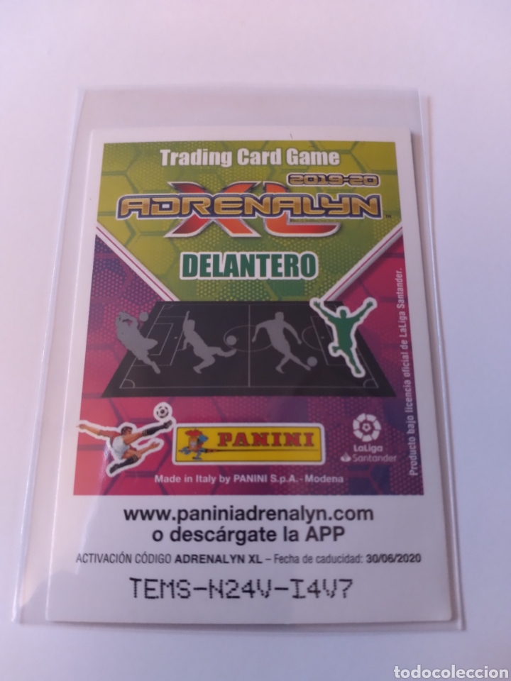 Cromos de f&uacute;tbol: Cromo de Messi Adrenalyn 19-20 - Foto 3