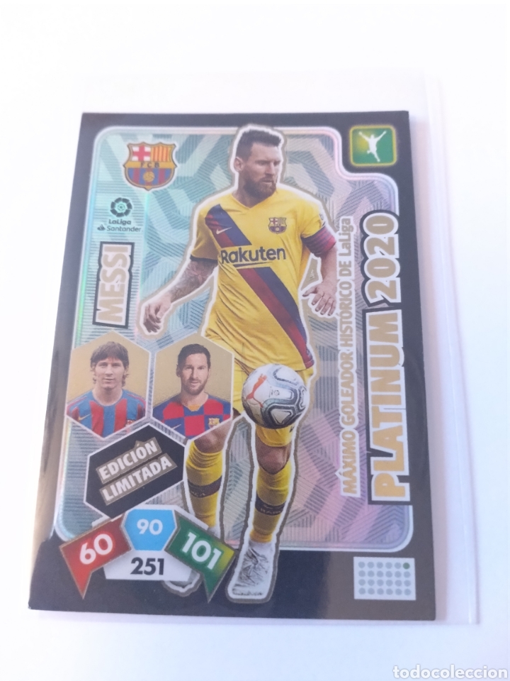 Cromos de f&uacute;tbol: Cromo de Messi Adrenalyn 19-20 - Foto 1