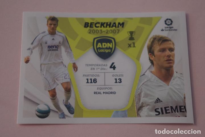 Cromos de Futebol: CROMO DE F&Uacute;TBOL BECKHAM DEL REAL MADRID C.F. ADN SIN PEGAR N&ordm; 3 LIGA ESTE 2021-2022/21-22 PANINI