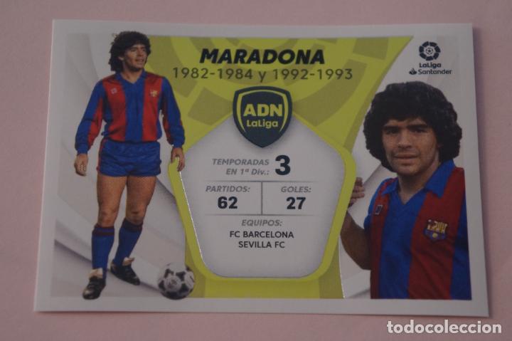 Cromos de f&uacute;tbol: CROMO DE F&Uacute;TBOL MARADONA DEL F.C.BARCELONA ADN SIN PEGAR N&ordm; 19 LIGA ESTE 2021-2022/21-22 PANINI