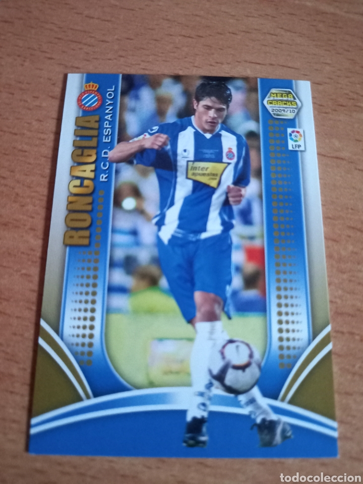 Fu&szlig;ball-Sticker: Panini megacracks 2009 2010 09 10 97 Roncaglia Espanyol