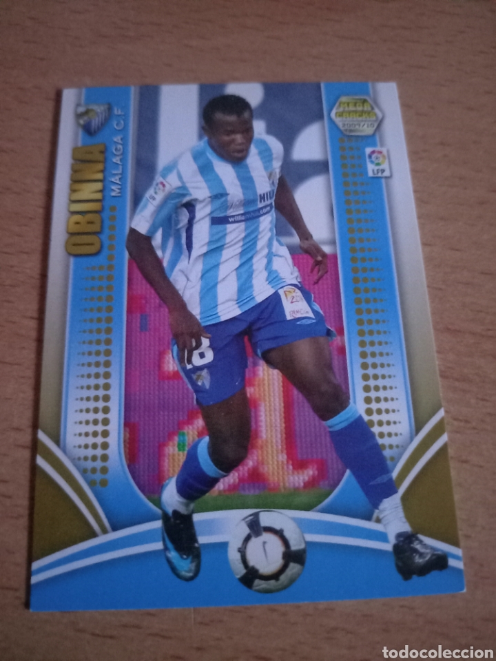 Fu&szlig;ball-Sticker: Panini megacracks 2009 2010 09 10 161 Obinna M&aacute;laga