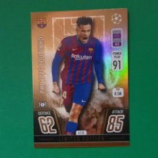 Cromos de Fútbol: LE 23 PHILIPPE COUTINHO (LIMITED EDITION) - BARCELONA - TOPPS MATCH ATTAX 21/22 (NUEVO)