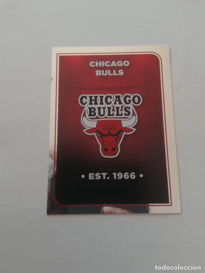 Cromos de f&uacute;tbol: 62 ESCUDO LOGO CHICAGO BULLS CROMO PANINI NBA BALONCESTO BASKET 2017-2018 17-18