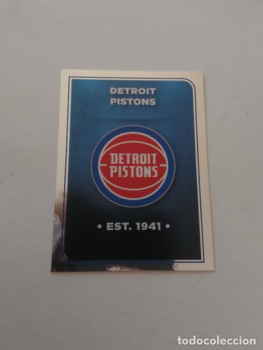 Cromos de f&uacute;tbol: 86 ESCUDO LOGO DETROIT PISTONS CROMO PANINI NBA BALONCESTO BASKET 2017-2018 17-18