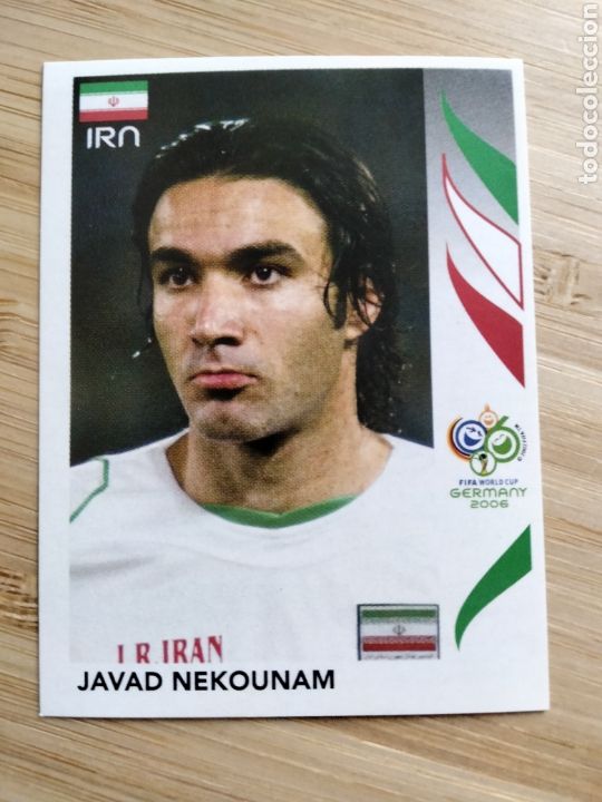 Cromos de F&uacute;tbol: JAVAD NEKOUNAM IRAN MUNDIAL GERMANY 2006 ALEMANIA 2006 PANINI NUEVO SIN PEGAR NUMERO 269