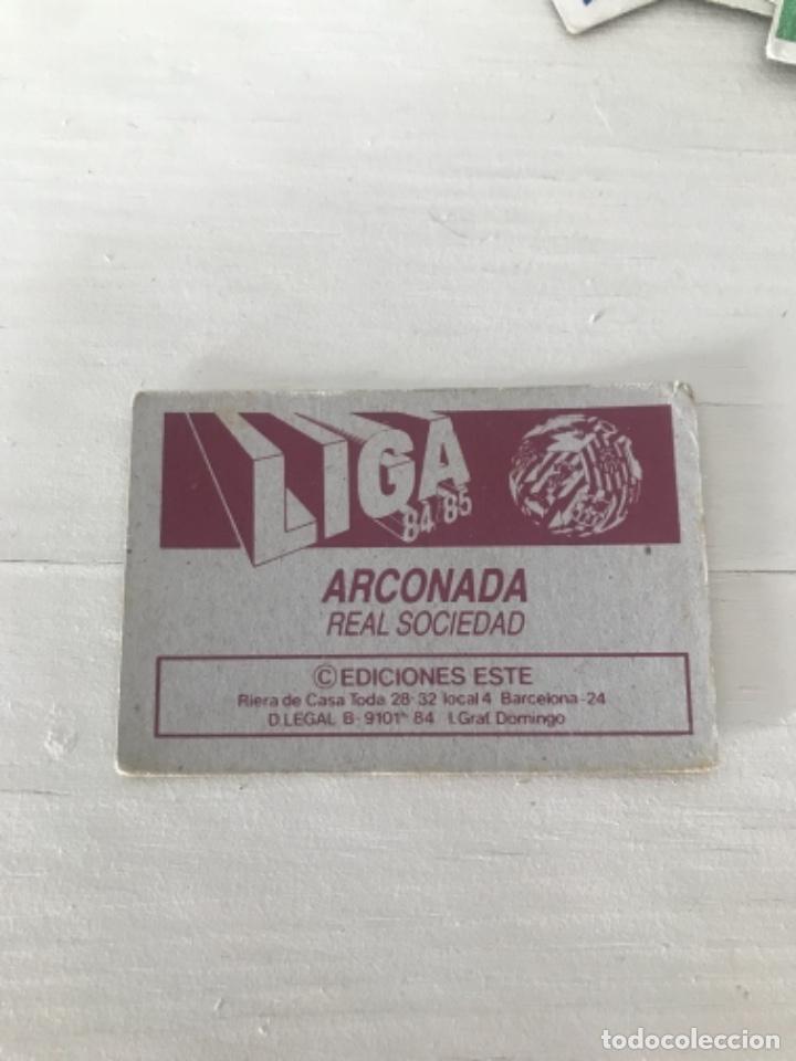 Cromos de f&uacute;tbol: Arconada, sin pegar - Foto 2