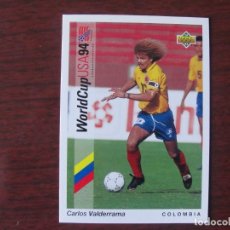 Cromos de Fútbol: 57 CARLOS VALDERRAMA COLOMBIA WORLD CUP USA 94 MUNDIAL ESTADOS UNIDOS 1994 UPPER DECK. Lote 291952218