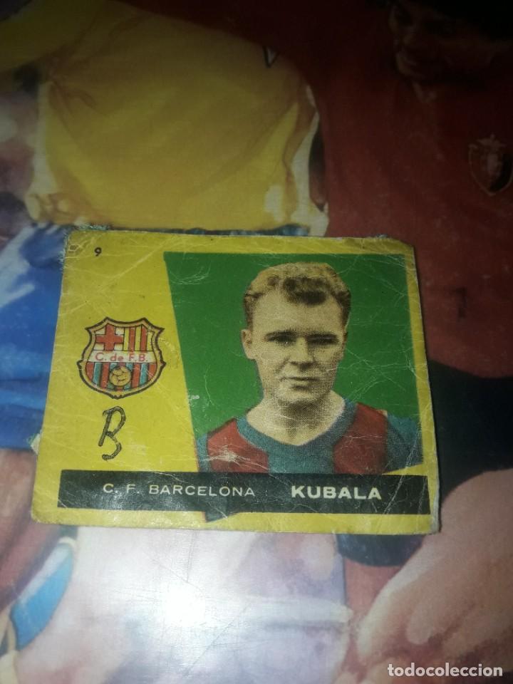 Cromos de f&uacute;tbol: KUBALA DEL BARCA, CROMO MUY RARO - Foto 1