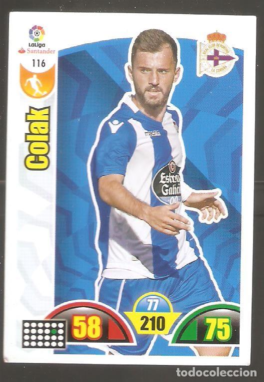Figurine di Calcio: 1 cromo Edici&oacute;n Adrenalyn XL FiFa 2016-2017 DEPORTIVO LA CORU&Ntilde;A NUM. 116