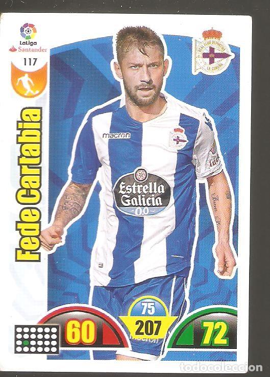 Cromos de f&uacute;tbol: 1 cromo Edici&oacute;n Adrenalyn XL FiFa 2016-2017 DEPORTIVO LA CORU&Ntilde;A NUM. 117
