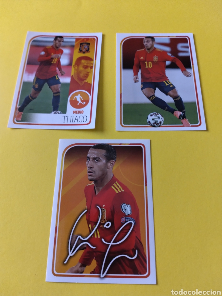 Cromos de f&uacute;tbol: Lote de Thiago Selecci&oacute;n Carrefour - Foto 2