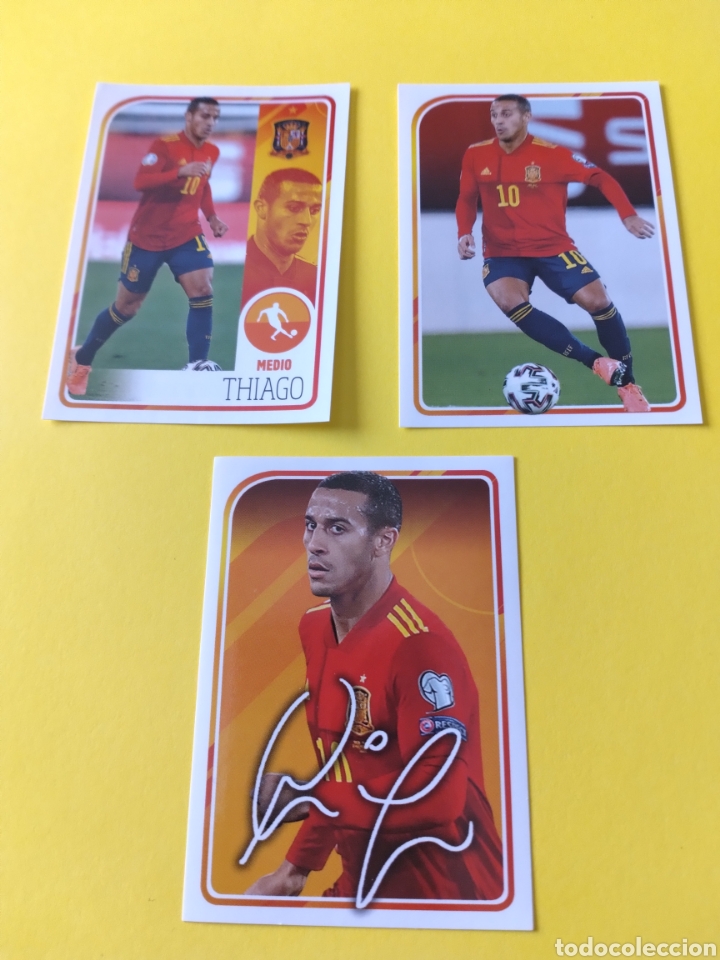 Cromos de f&uacute;tbol: Lote de Thiago Selecci&oacute;n Carrefour - Foto 1
