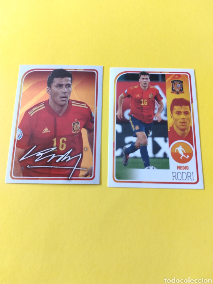 Cromos de f&uacute;tbol: Lote de Rodri Selecci&oacute;n Carrefour - Foto 1