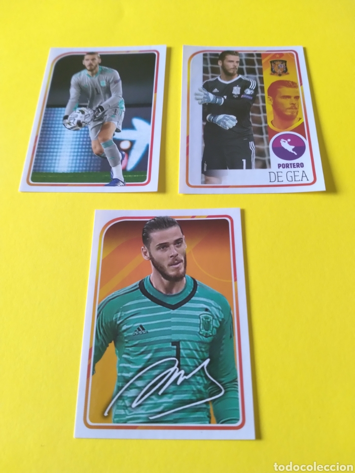Cromos de f&uacute;tbol: Lote de De Gea Selecci&oacute;n Carrefour - Foto 2