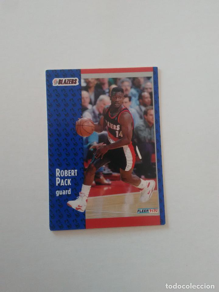 Fu&szlig;ball-Sticker: 345 ROBERT PACK PORTLAND BLAZERS CROMO BASKET BALONCESTO NBA FLEER 1991-1992 91-92