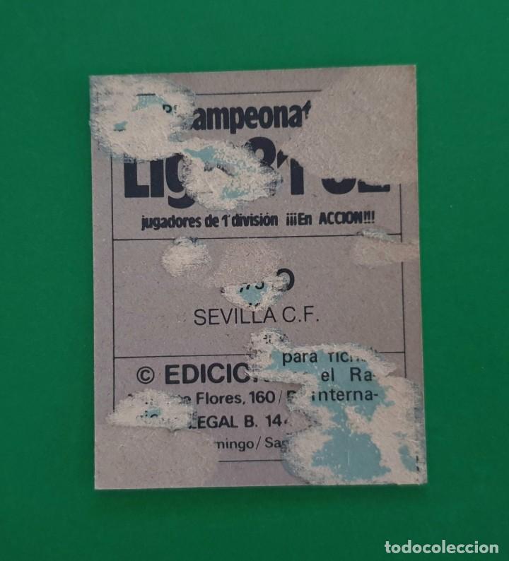 Cromos de f&uacute;tbol: NIMO - SEVILLA - EDICIONES ESTE 1981-82 - DESPEGADO - 81/82 - Foto 2