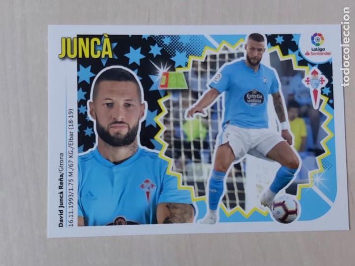Cromos de f&uacute;tbol: EDICIONES ESTE 2018 19 - COLOCA - JUNCA - CROMO SIN PEGAR - REAL CELTA - Foto 1