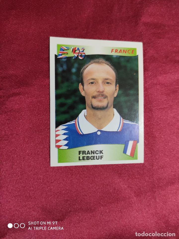 Cromos de F&uacute;tbol: FRANCK LEBOEUF. FRANCE. CROMO N&ordm; 179. EUROPA 96. PANINI.1996. NUNCA PEGADO