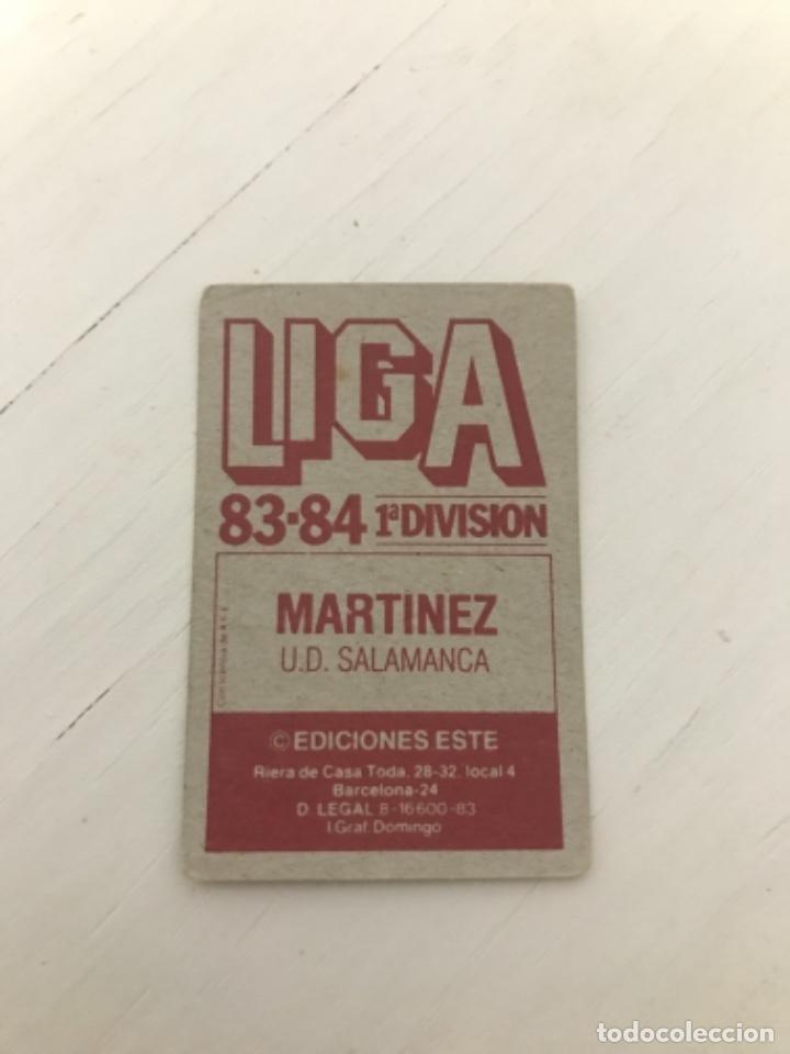 Cromos de f&uacute;tbol: Martinez - Foto 2