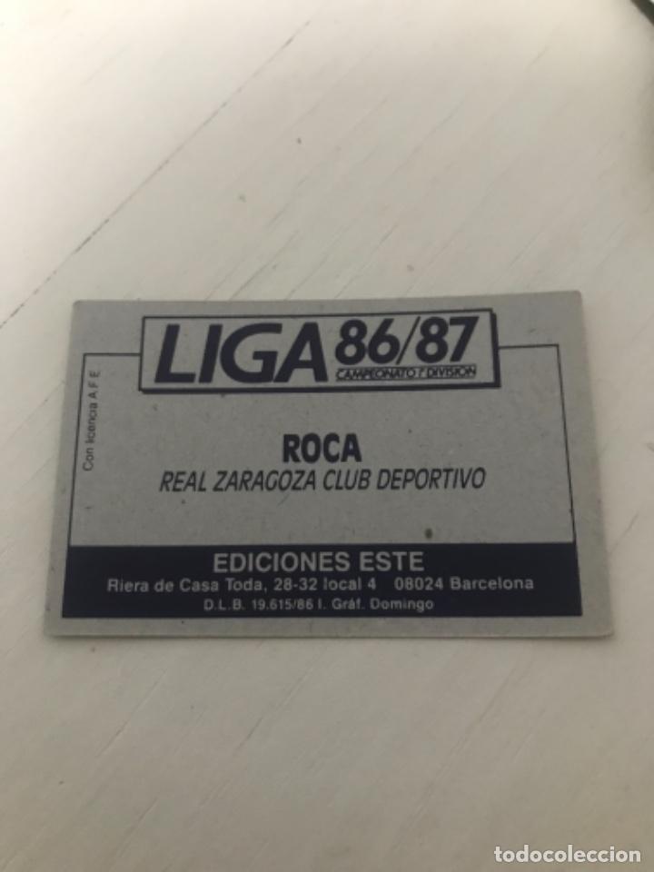 Cromos de f&uacute;tbol: Roca - Foto 2