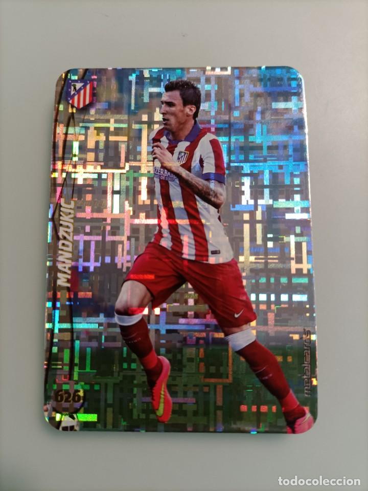 Cromos de F&uacute;tbol: 626 Mandzukic Tetris cromo card ficha Mundicromo liga 2014 2015 14 15 Nuevo