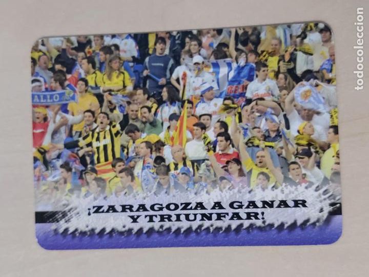 Fu&szlig;ball-Sticker: N&ordm; 138 HIMNO - MUNDICROMO - LAS FICHAS DE LA LIGA 2008 - REAL ZARAGOZA