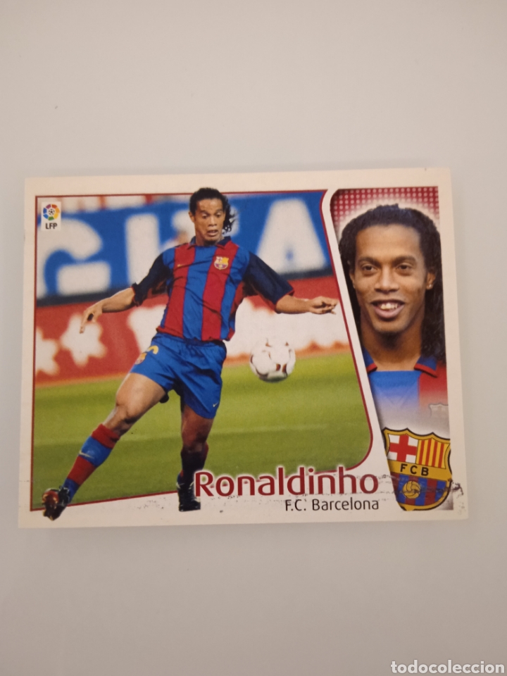 Cromos de f&uacute;tbol: Ronaldinho ediciones este 2004-2005 - Foto 1
