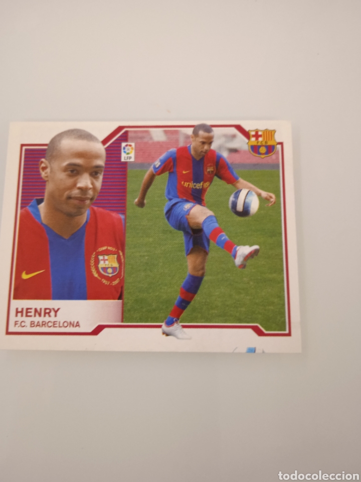 Cromos de f&uacute;tbol: Thierry Henry ediciones este 2007-2008 - Foto 1