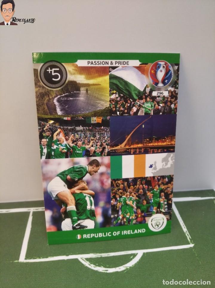 Cromos de Futebol: IRLANDA N&ordm; 296 - PASI&Oacute;N Y ORGULLO - CROMO CARD TARJETA ADRENALYN EURO 2016 EUROCOPA PANINI F&Uacute;TBOL