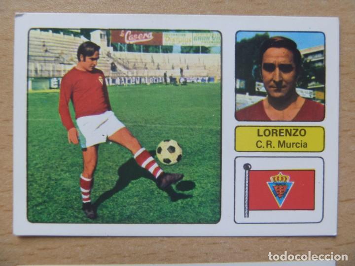 Cartes &agrave; collectionner de Football: LORENZO MURCIA LIGA 1973-1974 ,73-74 FHER NUNCA PEGADO
