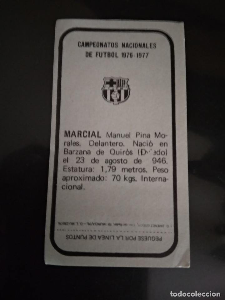 Cromos de f&uacute;tbol: MARCIAL - Foto 2