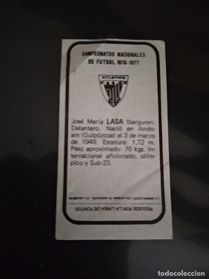 Cromos de f&uacute;tbol: LASA - Foto 2