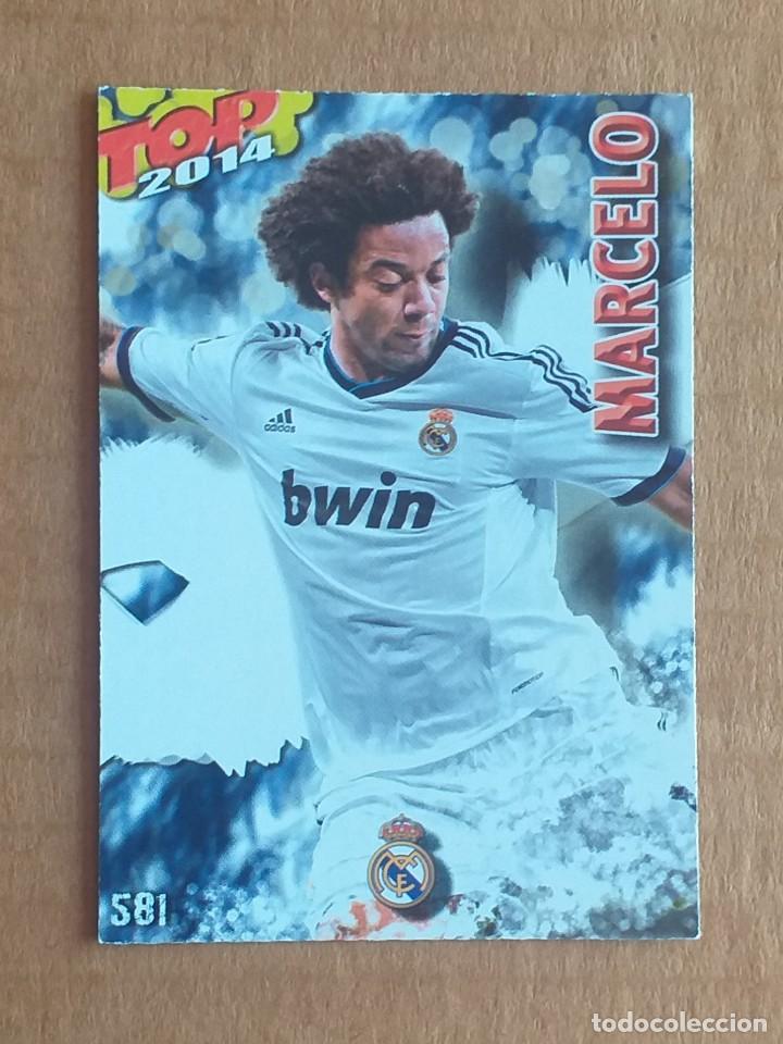 Fu&szlig;ball-Sticker: Cromo n&ordm; 581 MARCELO MATE AZUL TOP 2014 MUNDICROMO 2013-2014. Nuevo de sobre.