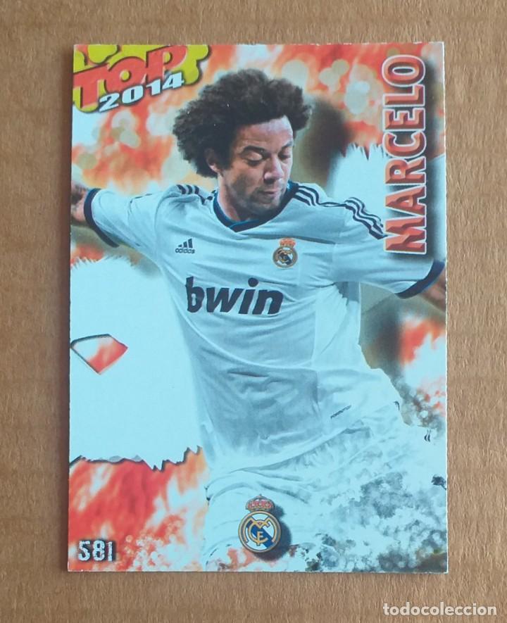 Fu&szlig;ball-Sticker: Cromo n&ordm; 581 MARCELO MATE ROJO TOP 2014 MUNDICROMO 2013-2014. Nuevo de sobre.