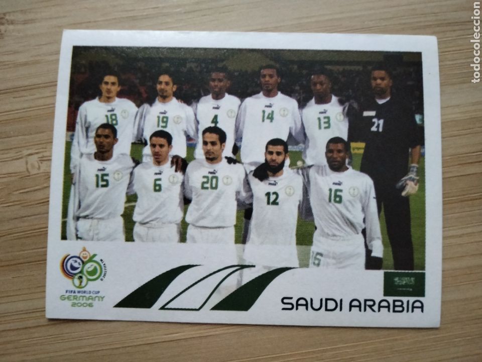 Cartes &agrave; collectionner de Football: ARABIA SAUDI KSA PLANTILLA MUNDIAL GERMANY 2006 ALEMANIA 2006 PANINI NUEVO SIN PEGAR NUMERO 588