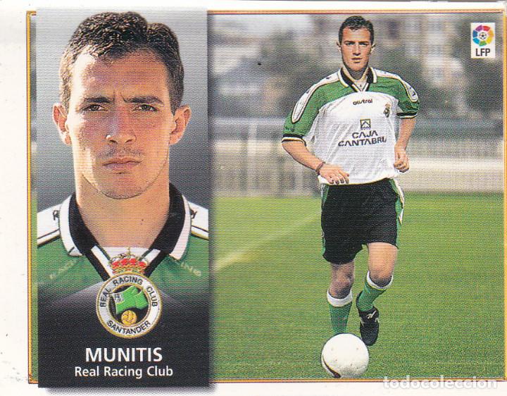 Cromos de f&uacute;tbol: ESTE 98-99 *MUNITIS* COLOCA DEL RACING (VENTANILLA SUPERIOR)(A-4) - Foto 1