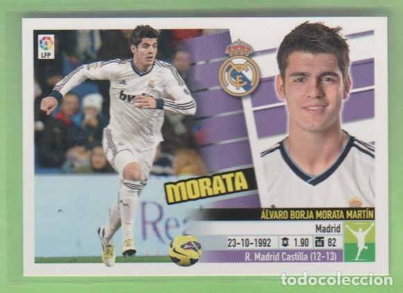 Cromos de f&uacute;tbol: EDICIONES ESTE 13-14 REAL MADRID MORATA 13 B - Foto 1