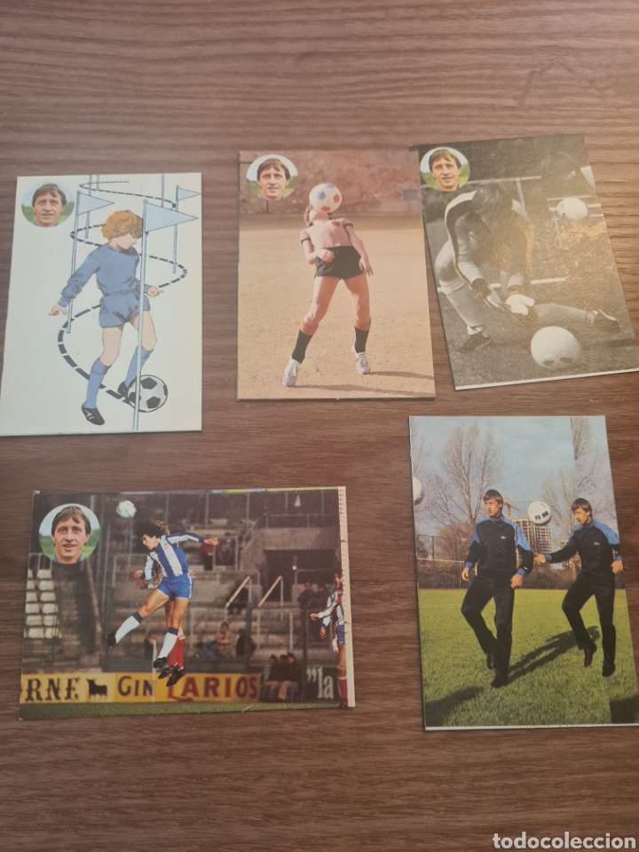 Cromos de f&uacute;tbol: APRENDE A JUGAR A FUTBOL CON JOHAN CRUYFF 5 CROMOS