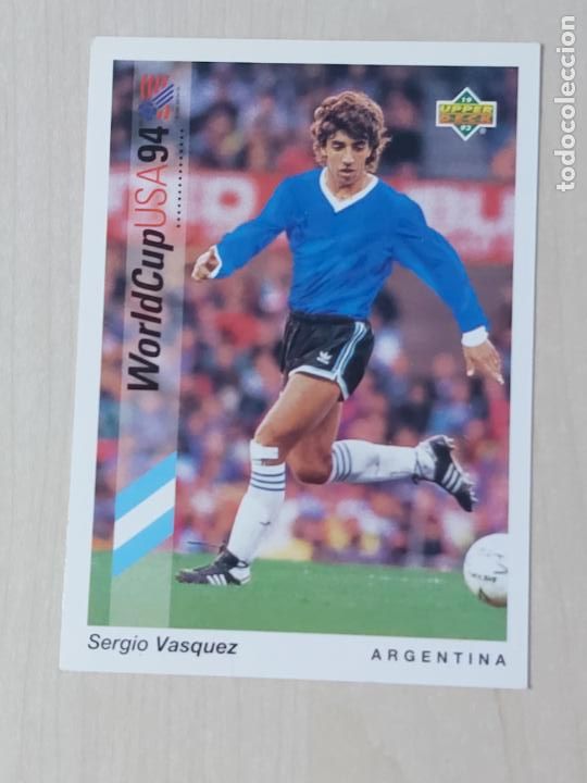 Cromos de f&uacute;tbol: N&ordm; 91 SERGIO VASQUEZ - UPPER DECK - WORLDCUP 94 - URUGUAY - Foto 1