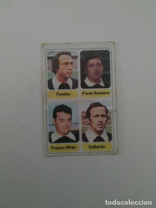 Cromos de F&uacute;tbol: FANDOS FORES BACHERO FRANCO MARTINEZ GALLARDO CROMO FUTBOL EN ACCI&Oacute;N PACOSA 2 LIGA 1977-1978 77-78