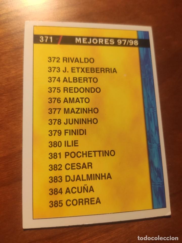 Carte Collection Mundicromo La Liga 98/99 - Giovanni N°17 (Barcelona) - état Excellent