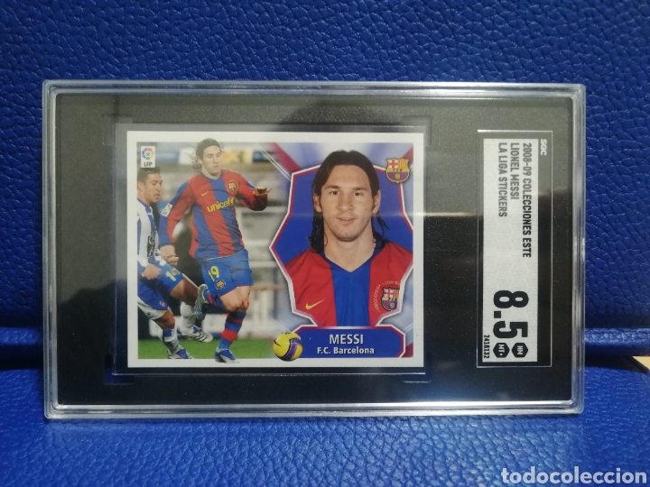 Cromos de F&uacute;tbol: Cromo Messi Liga Este 2008 2009 certificado SGC